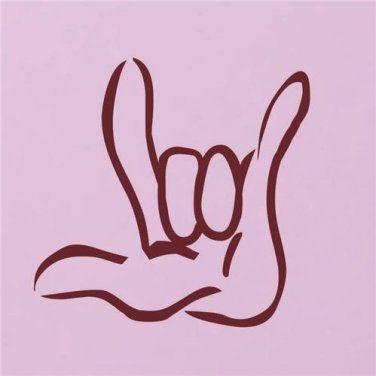 376x376 i love you sign language clip art love you sign language hand