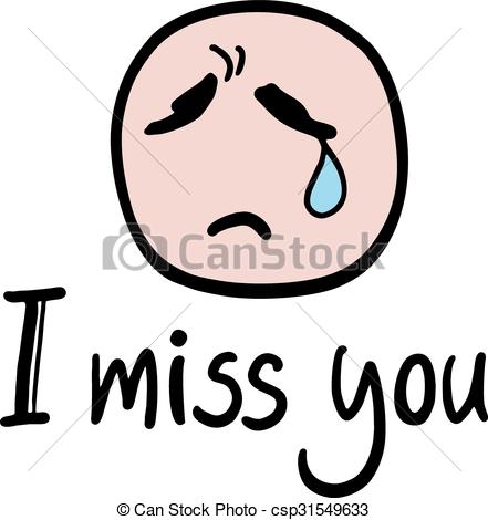 441x470 Creative Design Of I Miss You Message