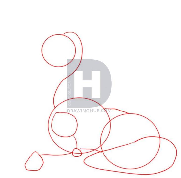 731x720 How To Draw A Snake Dragon, Step