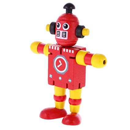 425x425 Jili Online Wooden Puppet Joint Robot Model Dolls