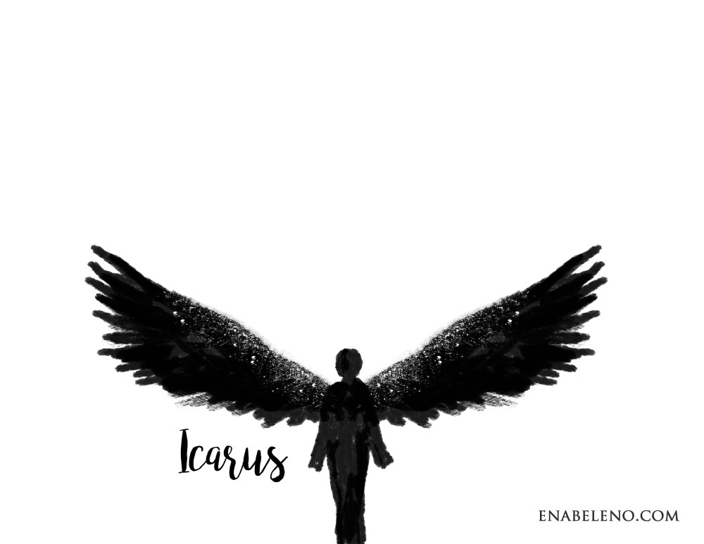 Icarus Drawing