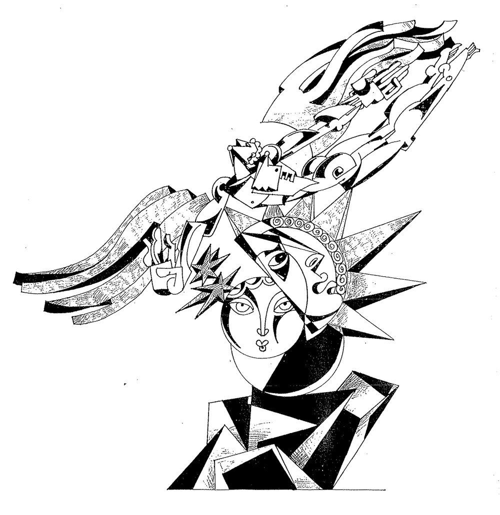 1000x1031 Drawing Alex Gamburg