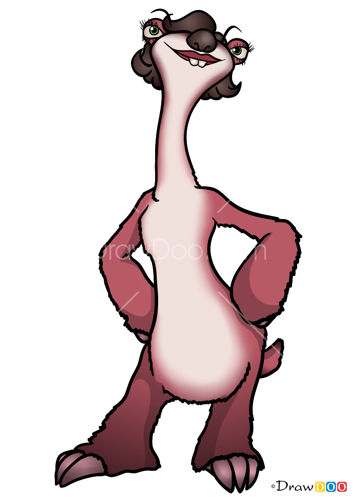 709x997 how to draw francine, ice age