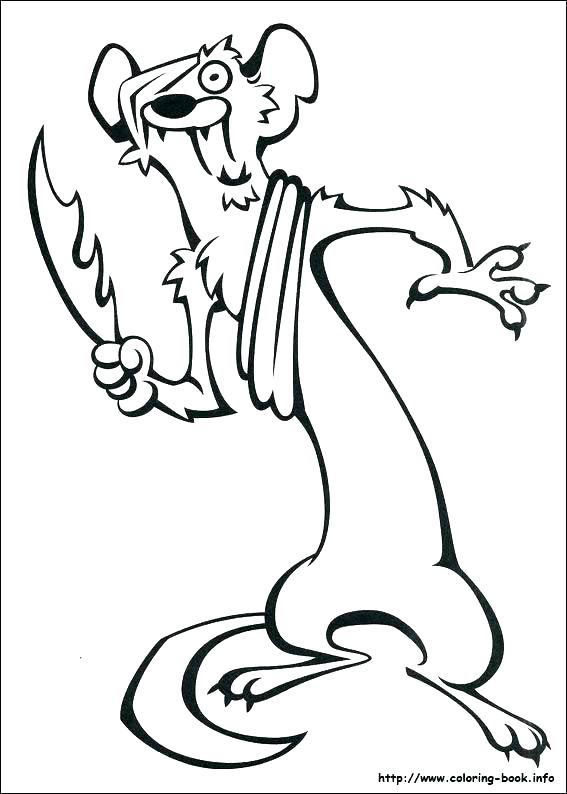 567x794 Ice Age Colouring Pictures For Kids Coloring Pages