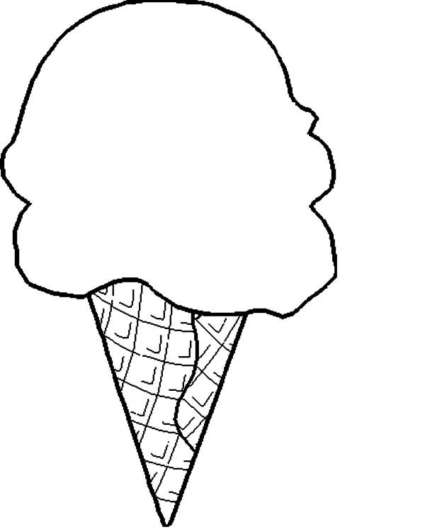600x750 Cute Ice Cream Cone Drawing