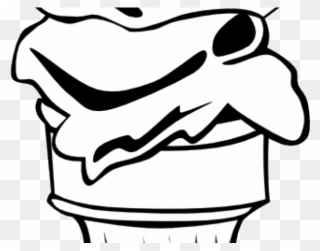 320x251 Ice Cream Cone Coloring Page