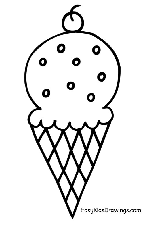 504x783 Ice Cream Drawings Easy
