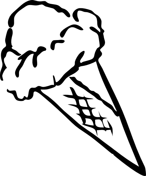 492x593 Ice Cream Shop Transparent Black And White Huge Freebie