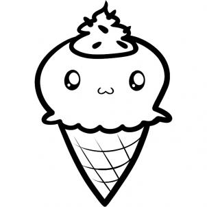 302x302 How To Draw How To Draw An Ice Cream, Ice Cream