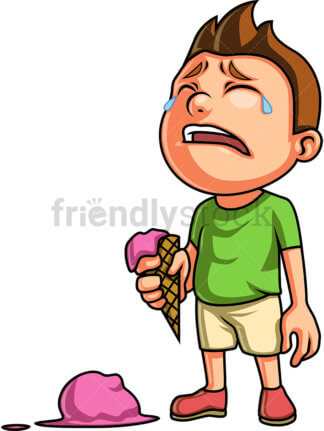324x431 Kids Crying Cartoon Clipart Vector