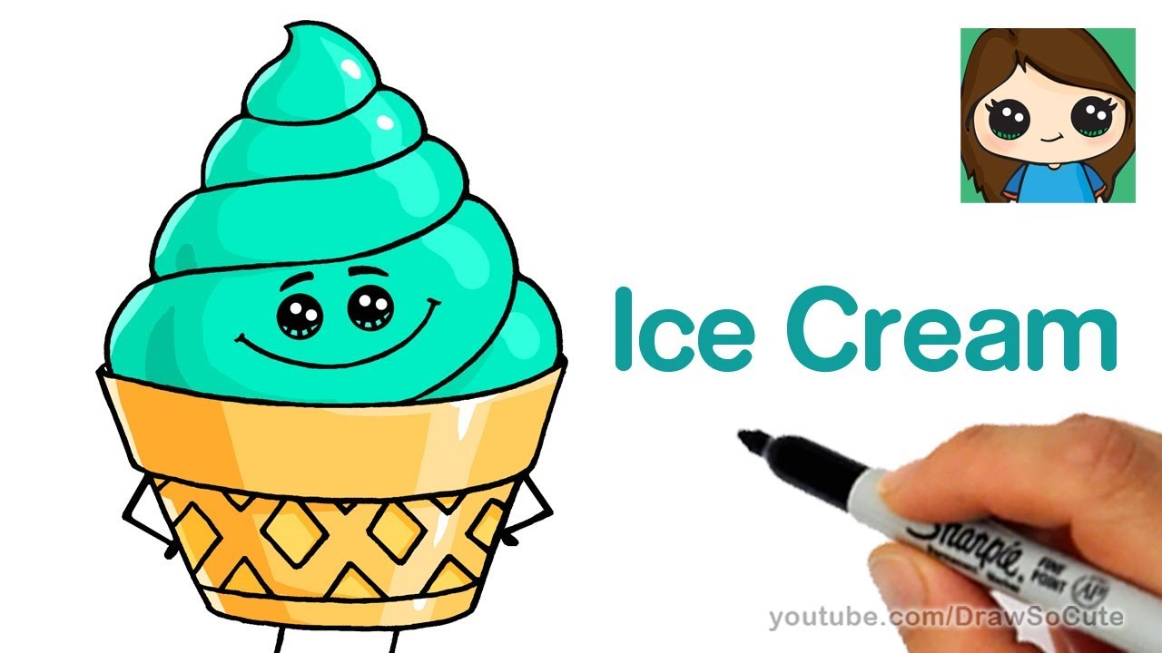 1280x720 How To Draw An Ice Cream The Emoji Movie Kids Youtube