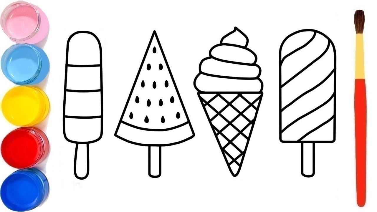 Ice Cream Drawing For Kids | Free download on ClipArtMag