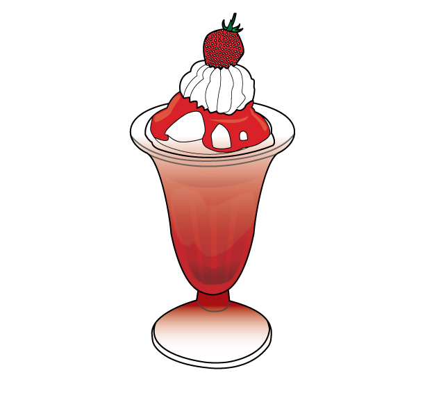 612x589 How To Draw A Strawberry Sundae Steps