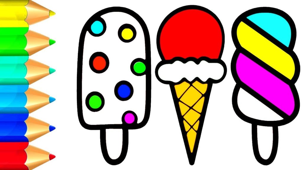 1024x576 Ice Cream Coloring Pages For Baby