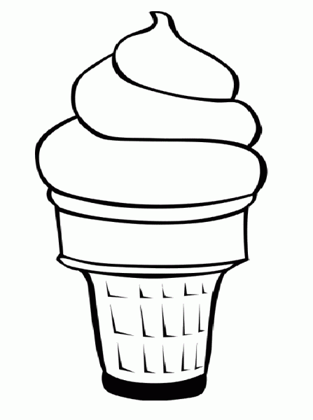 447x600 Line Drawing Ice Cream Social Ice Cream Coloring Pages, Summer