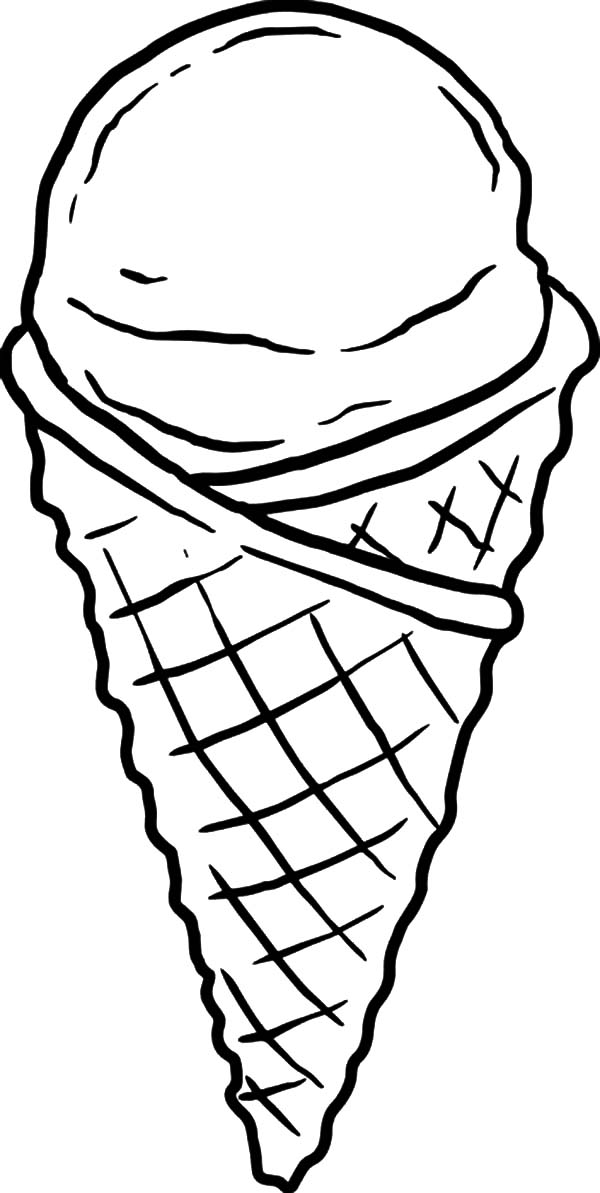 600x1193 Line Drawing Ice Cream For Free Download