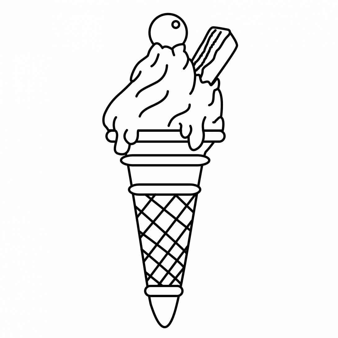 1090x1090 Ice Cream Coloring