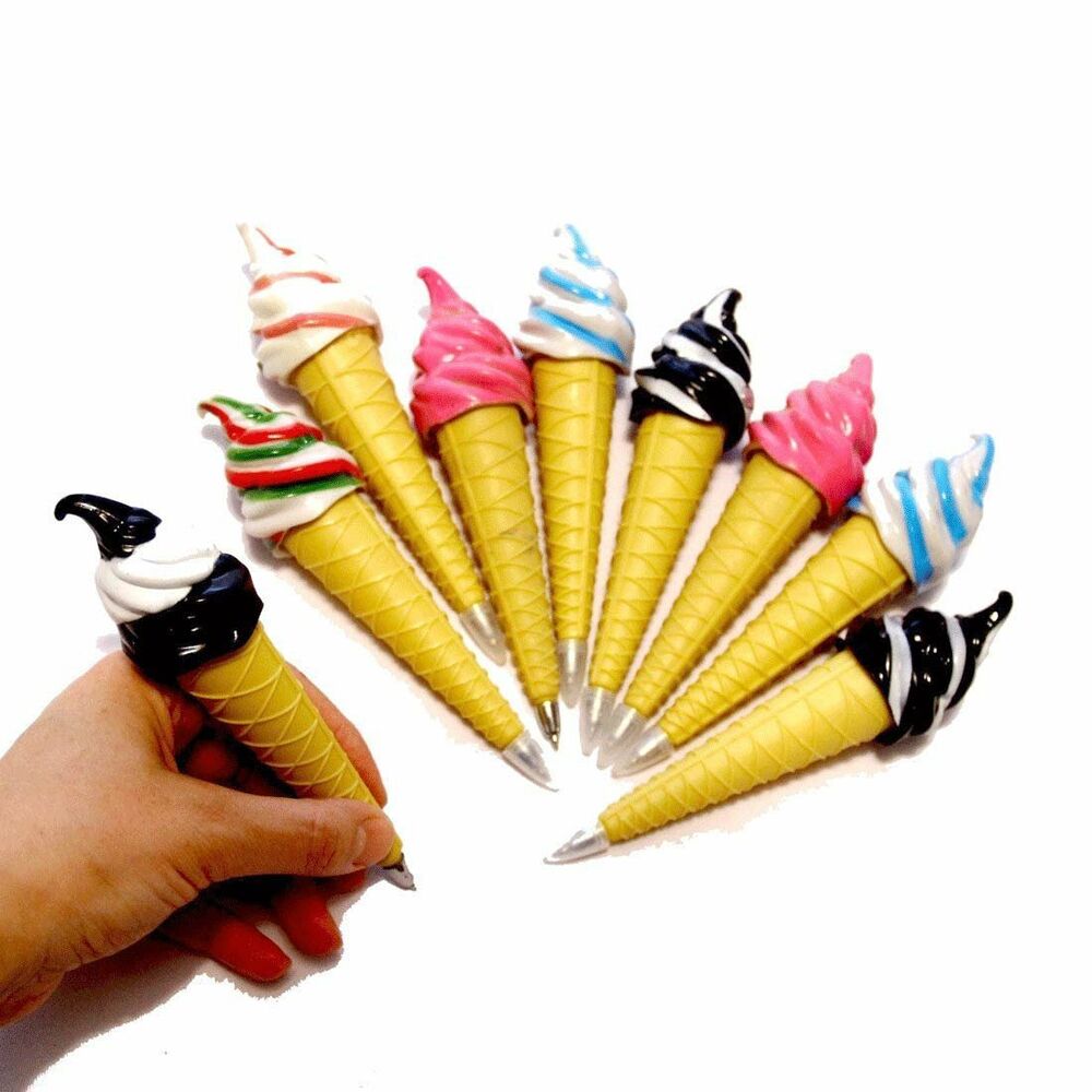1000x1000 Assorted Magnetic Ice Cream Cone Writing Pens For Kids Pack