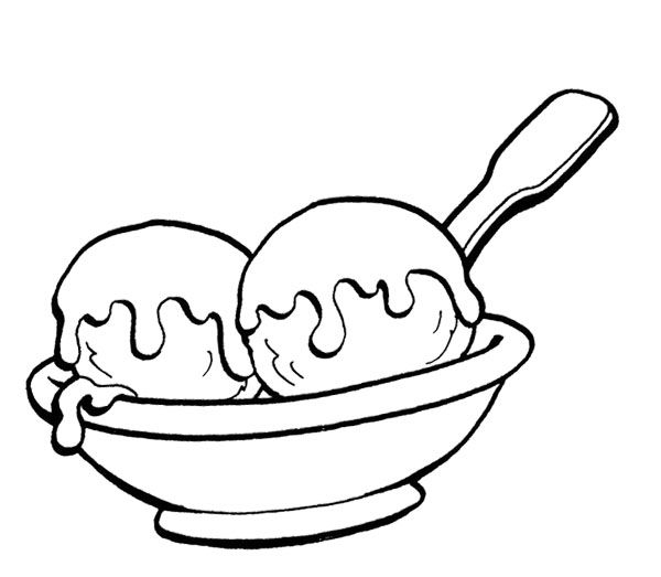 600x523 two ice cream scoops coloring