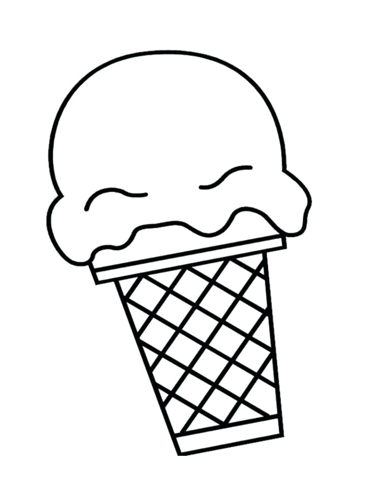 761x989 Coloring Pages Ice Cream Ice Cream Cone Coloring