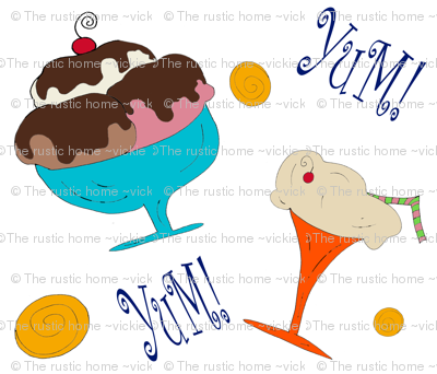 400x342 Ice Cream Shop Wallpaper