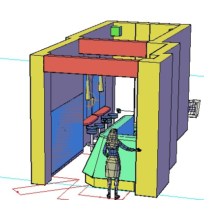415x406 Ice Cream Shop In Autocad Cad Download