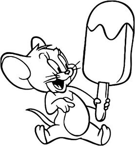 277x300 Jerry With Ice Lolly, Ice Cream Van Decals, Ice Cream Shop