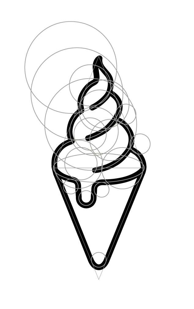 634x1011 Logo For An Ice Cream Shop Marta Brandeburska