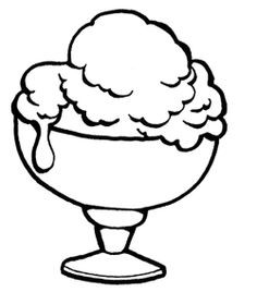 236x268 Inspirational Ice Cream Bowl Coloring Pages