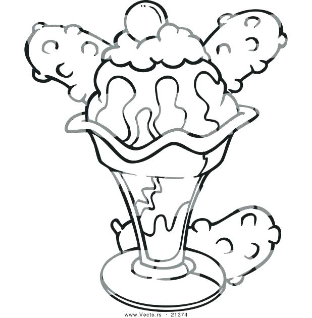 618x630 Astounding Ice Cream Cone Coloring