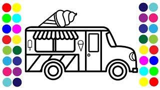 320x180 Skachat How To Draw An Ice Cream Truck For Kids Ice Cream Truck