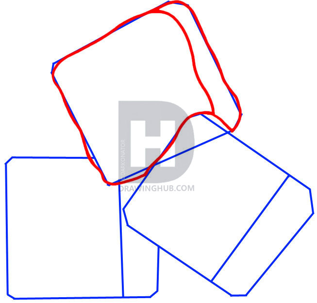 653x626 How To Draw Ice, Step