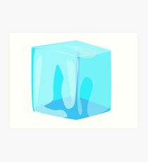 210x230 Ice Cube Drawing Art Prints Redbubble