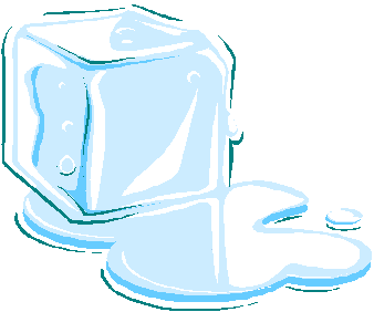338x282 Ice Cube Clipart Melted