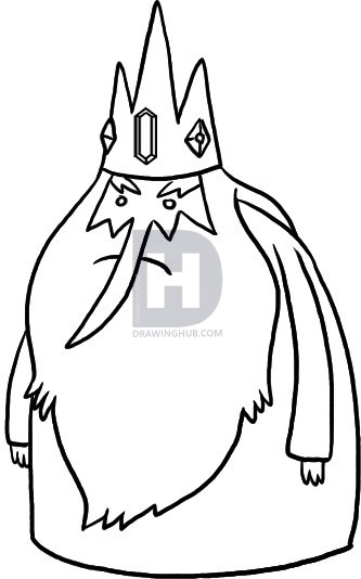 333x534 How To Draw The Ice King, Step