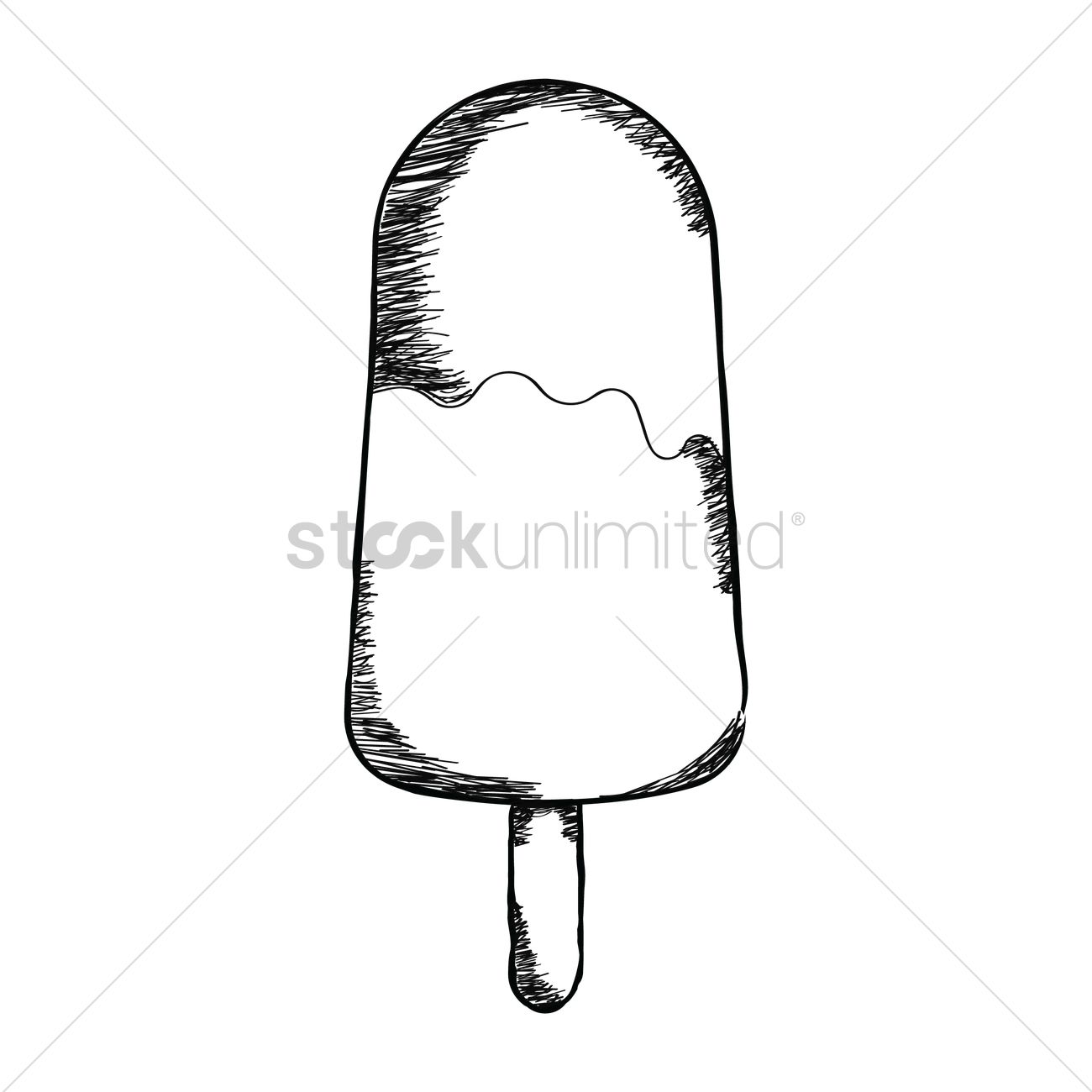 1300x1300 Stick Ice Cream Vector Image