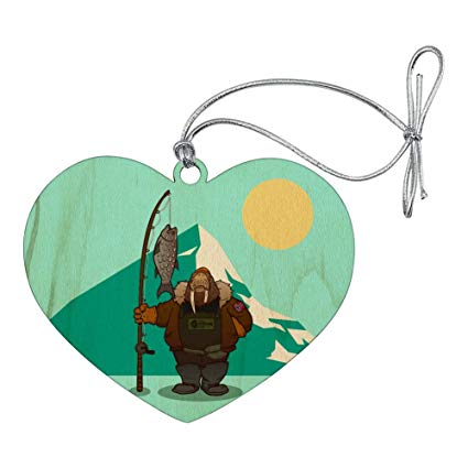 425x425 Graphics More Walrus Fisherman Ice Fishing Heart