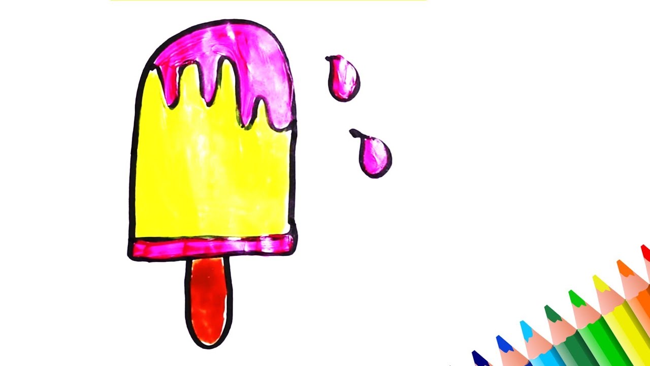 1280x720 How To Draw Very Cute Ice Cream Step