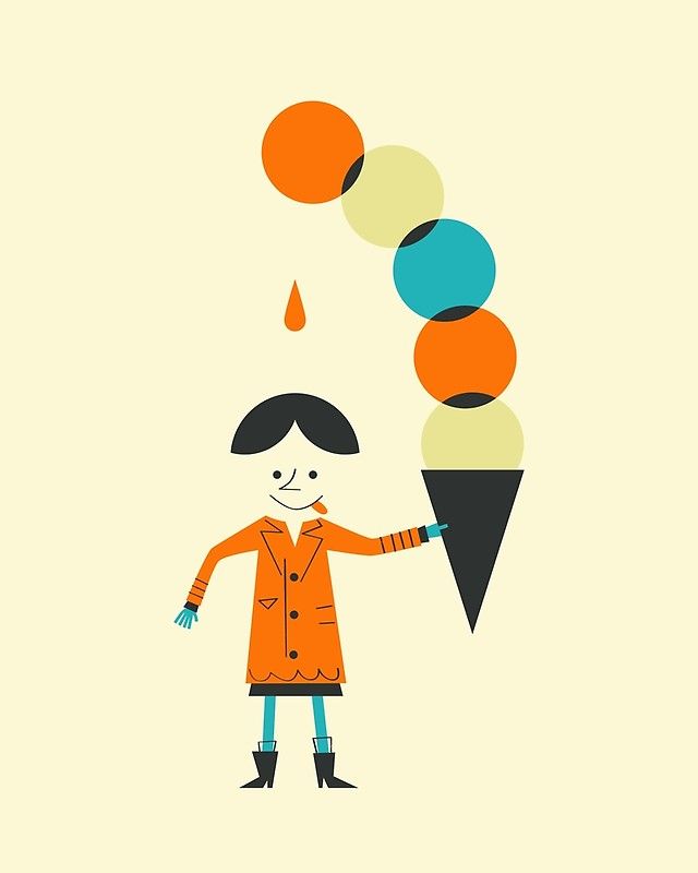 640x800 Ice Cream' Photographic Print