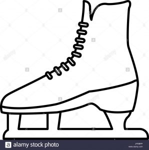 298x300 Ideas Of Hockey Rink Coloring Pages Unique Hockey Skate Drawing