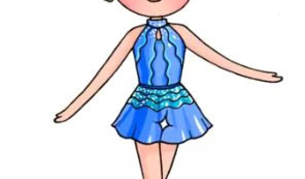 1024x600 Drawing Of Girl Doll Time To Go Ice Skating Drawings Kawaii