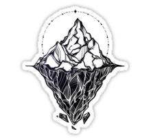 220x200 Iceberg Drawing Ice Mountains Posters