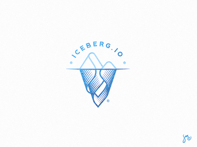 400x300 Iceberg Io Ui Logo Design, Logos, Design