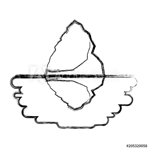 500x500 Iceberg Floating In The Water Vector Illustration Design