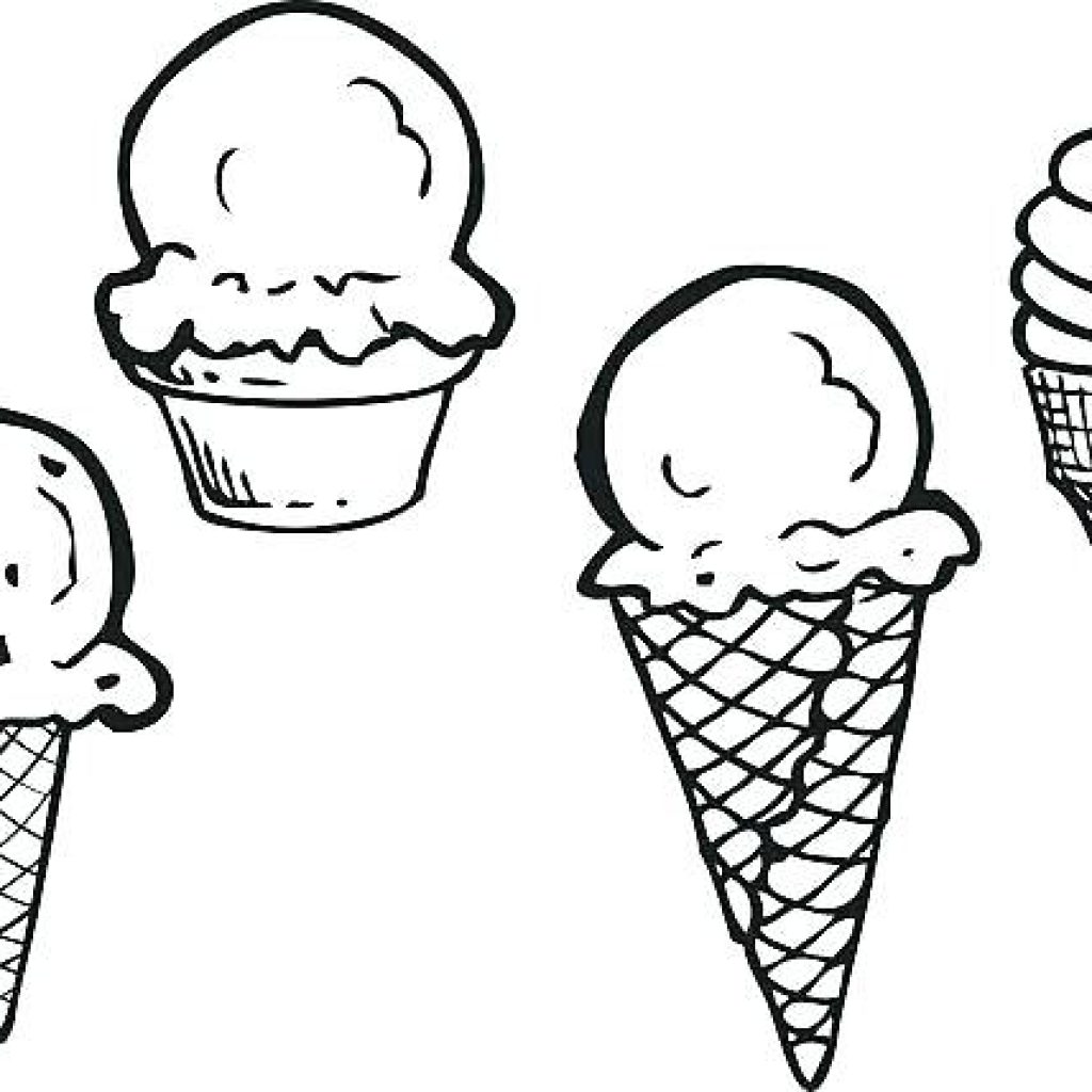 1024x1024 Ice Cream Clipart Black And White Clipart Free House Clipart