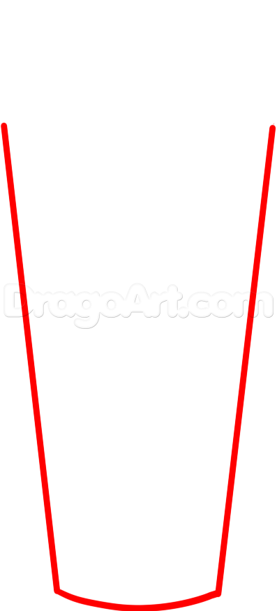 397x875 How To Draw An Iced Coffee, Step