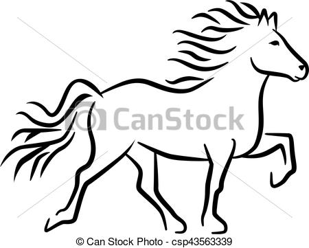 450x361 Iceland Horse Vectors