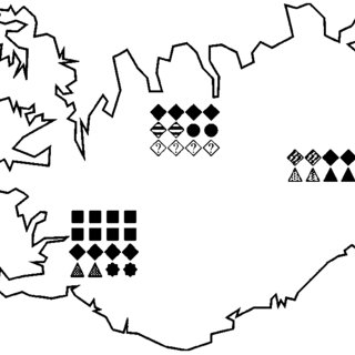 320x320 Schematic Drawing Of Iceland Showing Geographical Distribution
