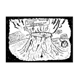 300x300 Springtime In Iceland Drawing