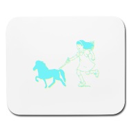 190x190 Icelandic Horse Pony Merch Mouse Pad Spreadshirt